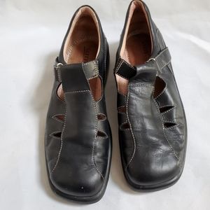 Kumfs Black Leather Comfort Shoes 41